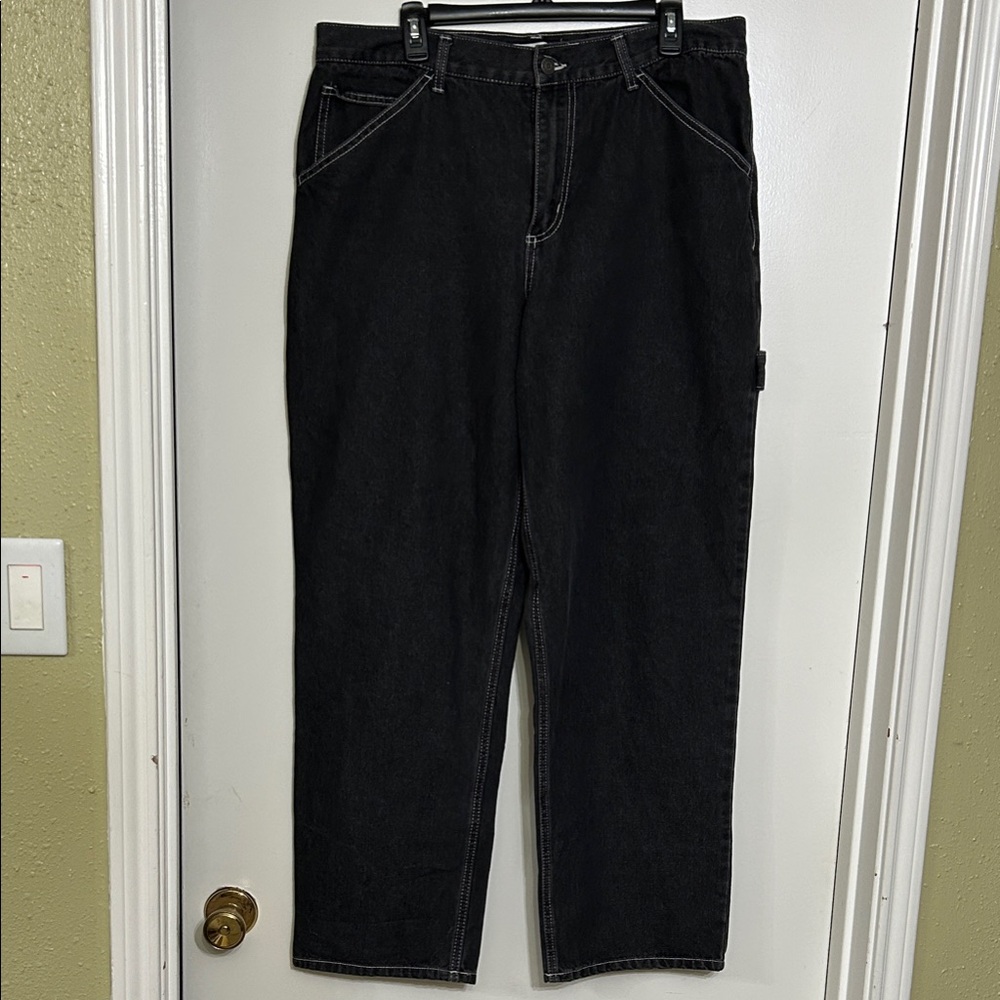 RSQ Men's Dark Denim Baggy Jeans